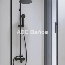 Conjunto de ducha mod. LIN negro - Imagen 1