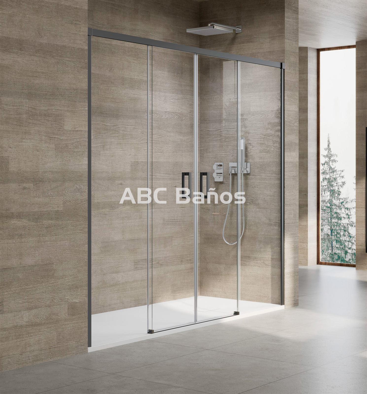 Frente Ducha CLOE CL-225 (2 fijos + 2 puertas correderas) - Imagen 2