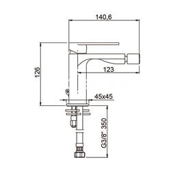 Grifo de bidé CHROME 1 - Imagen 2