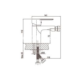 Grifo de bidé CHROME 2 - Imagen 2