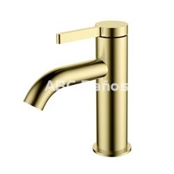 Grifo de lavabo mod. URBAN FLOW acabado oro, cromo y negro - Imagen 1