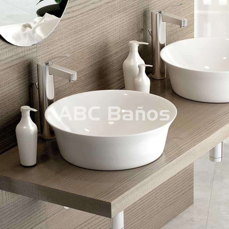 Lavabo cerámico sobre mueble Mod. Ajax - Imagen 1
