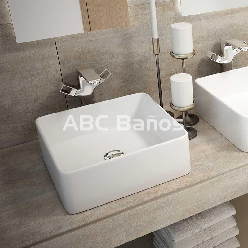 Lavabo Cerámico sobre mueble o encimera ANUBIS - Imagen 1