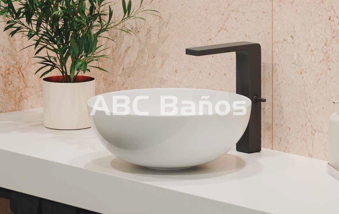 Lavabo sobre Mueble Mod. BOLD en blanco brillo o mate y negro mate - Imagen 3