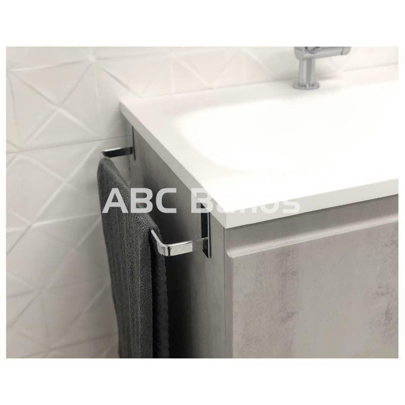 Toallero lateral mueble Ref. 081 cromo, oro y negro - Imagen 1