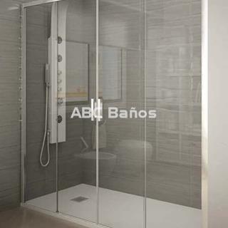 Frente de ducha FUTURE FT-225 de 2 fijos + 2 hojas correderas (sin perfil inferior) - Imagen 1