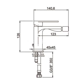 Grifo de bidé CHROME 1 - Imagen 2