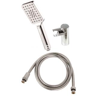 Grifo de ducha ALPHA completo (incluye soporte, mango y flexo) - Imagen 2