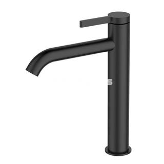 Grifo de lavabo mod. ROND caño alto en cromo. negro y oro - Imagen 2