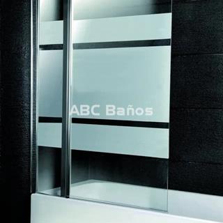 Mampara bañera VT-100+110 (hoja Fija + puerta abatible) - Imagen 2