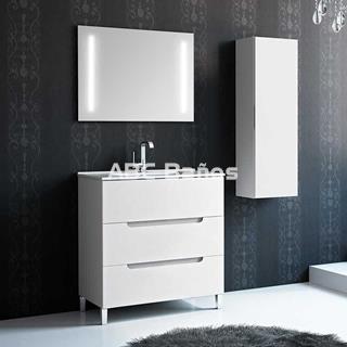 Mueble de baño CABO de 3 cajones (fondo reducido) con lavabo - Imagen 1