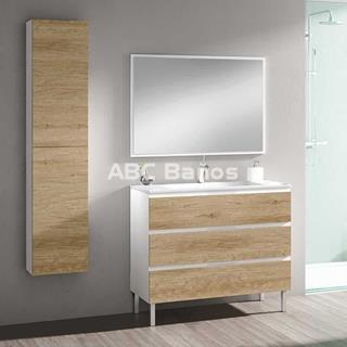 Mueble de baño CATANIA (3 cajones) con lavabo - Imagen 1