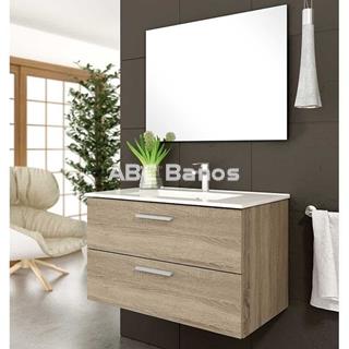 Mueble de baño Suspendido MENORCA con lavabo - Imagen 1